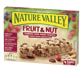 Verpakking mueslireep met cranberry's Nature Valley